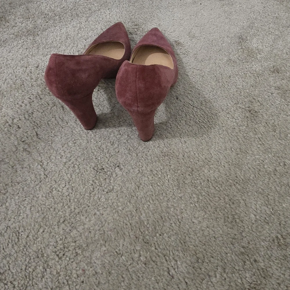 Steve Madden Primpy Brown Pointed Toe 4 Inch Block Heel Size 8.5. Preowned. - Picture 5 of 6